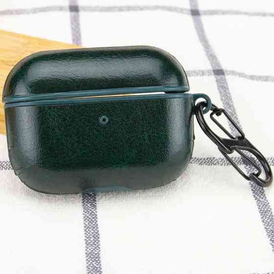 Кожаный футляр Leather series для наушников AirPods Pro Херсон