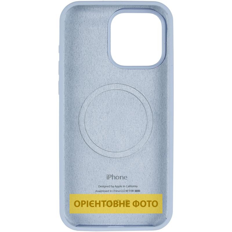 Чехол Silicone Case (AA) Logo with MagSafe для Apple iPhone 16 Pro (6.3") Херсон - зображення 3