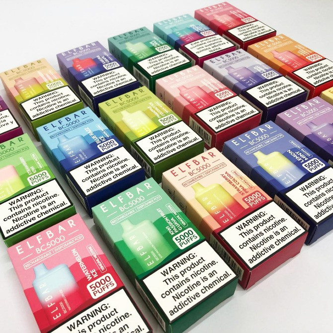 • Персик з льодом • Електрона сигарета Elfbar BC 5000 тяг, 5% Киев - изображение 5