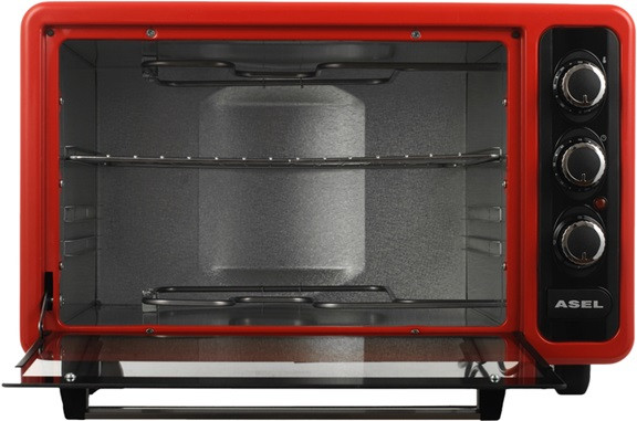 Электропечь ASEL AF40-23-Red 40 л красная Київ - зображення 2