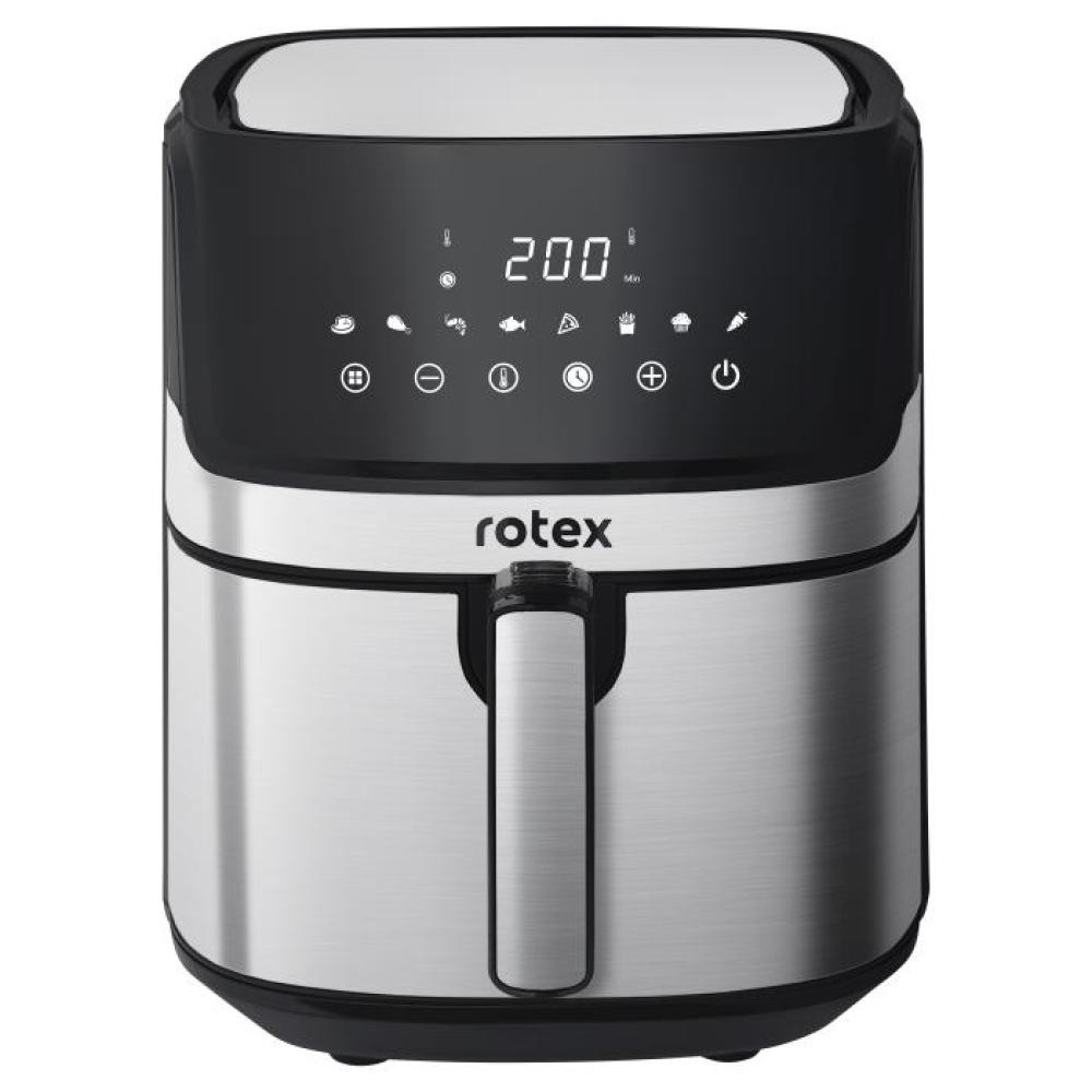 Мультипечь Rotex MultiFry ROM-680-XL 1700 Вт 6.5 л серебристая Київ - зображення 1