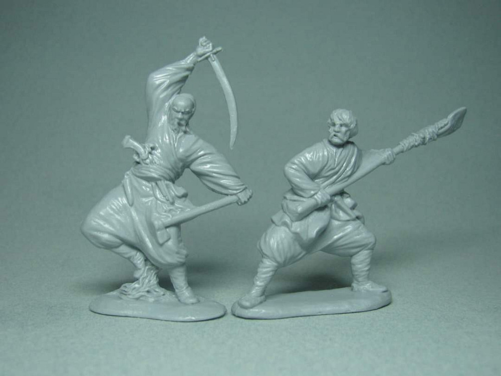 Українські козаки 17 ст. 54мм, 1/32, 8 фігурок, іграшки, солдатики воїни, набір, подарунки для дітей Київ - зображення 7