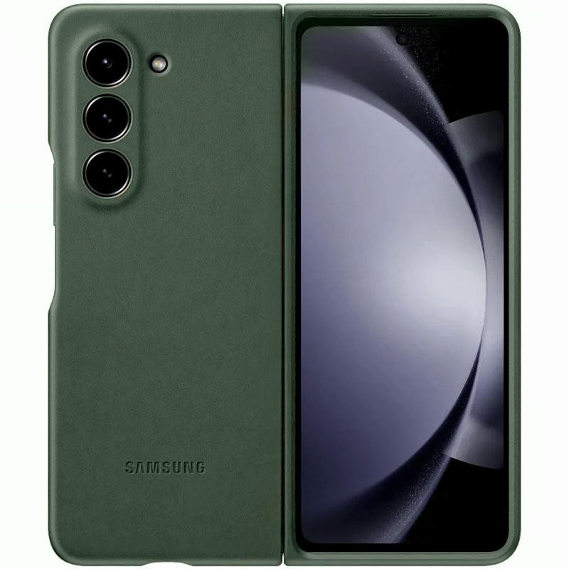 Кожаный чехол Leather Case (AAA) для Samsung Galaxy Z Fold5 Херсон - зображення 1