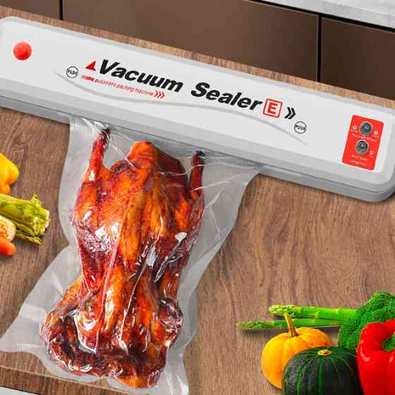 Вакууматор с пакетами Vacuum Sealer E ZWPA-001-orange 90 Вт оранжевый Киев