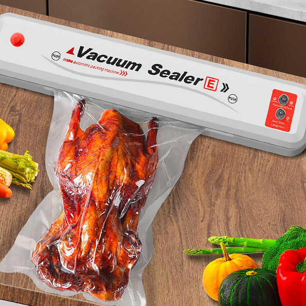 Вакууматор с пакетами Vacuum Sealer E ZWPA-001-orange 90 Вт оранжевый Київ - зображення 4