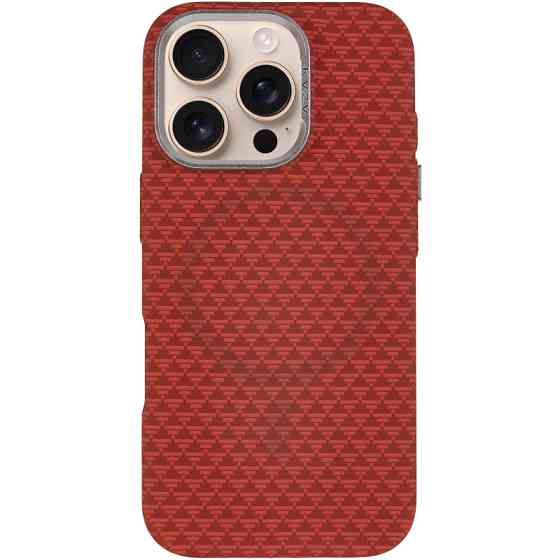 Чехол TPU+PC KVZV Triangular Pattern with Magnetic Fit для Apple iPhone 16 Pro (6.3") Херсон