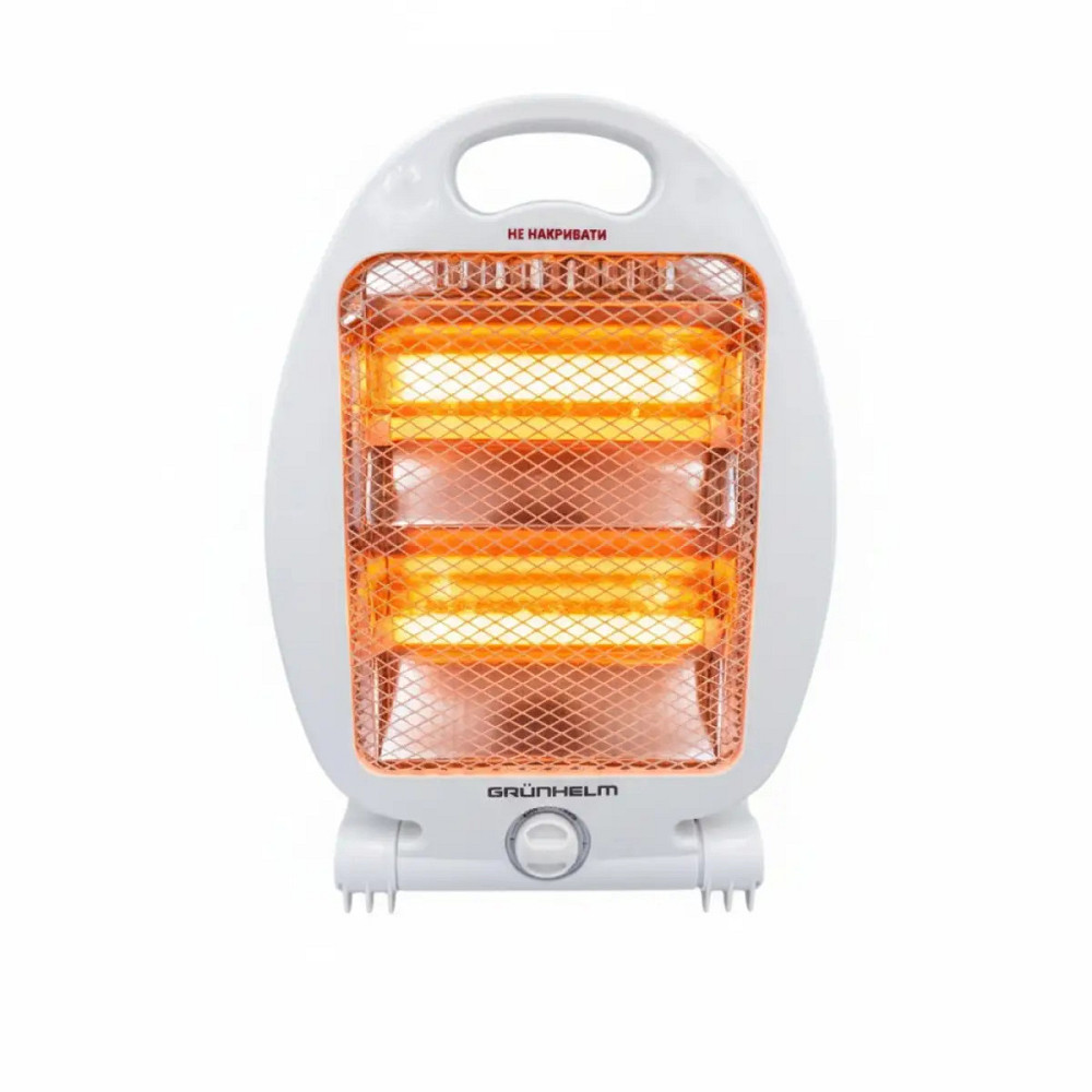 Обогреватель кварцевый Grunhelm GI-80A 800 Вт белый Киев - изображение 6