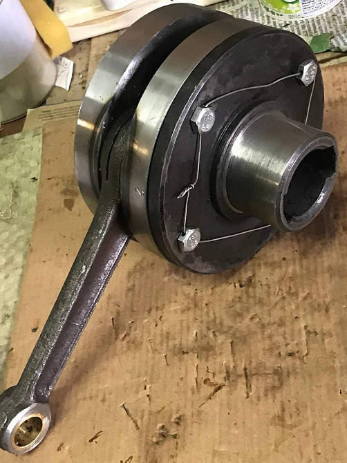 Колінвал на пилку розпилювання туш ФРП з одним шатуном. Новий. Продам. Полтава - зображення 2
