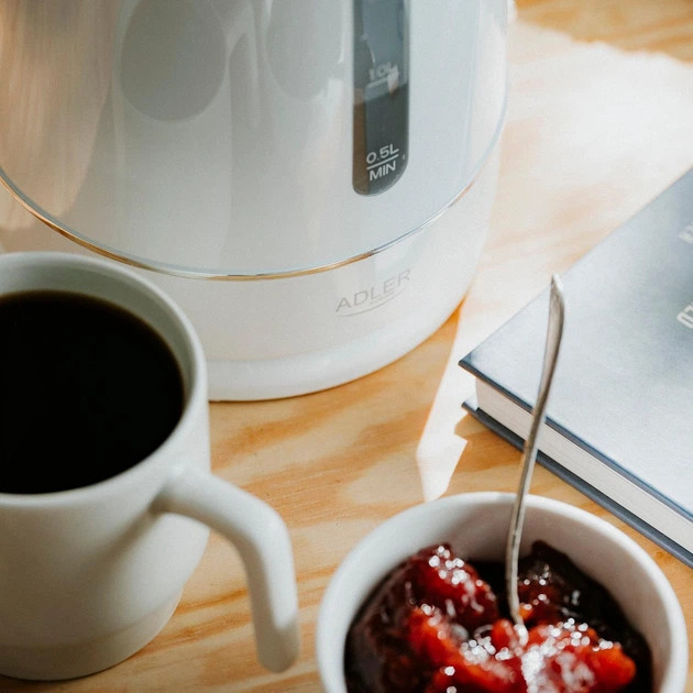 Электрочайник Adler AD 1385 white 1.7 л черный Киев - изображение 2