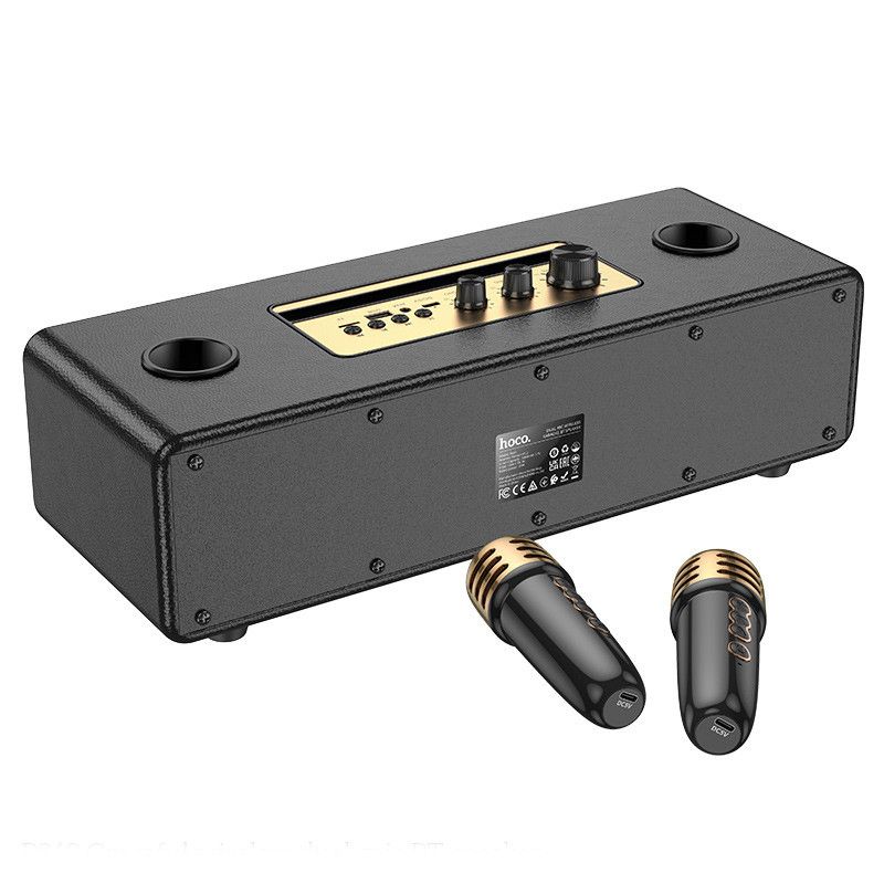 Bluetooth Колонка Hoco BS63 Graceful + два микрофона Херсон - зображення 2