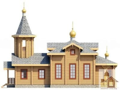Проекти та дизайн дерев'яної церкви з екологічних матеріалів – зруби під ключ від Закарпат Зруб-Буд Одеса - зображення 1
