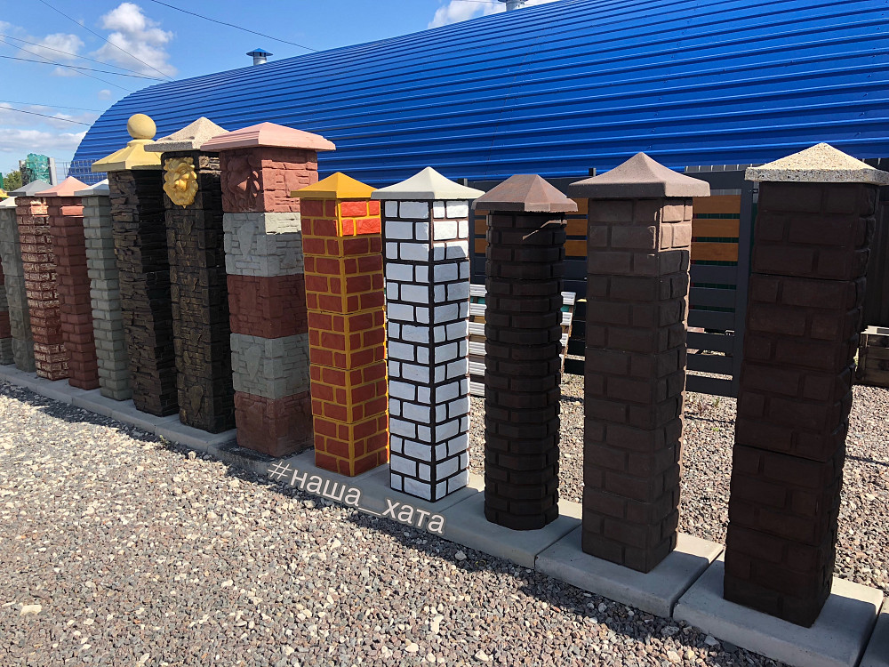 Стовпчики набірні бетонні для огорожі Ровно - изображение 8