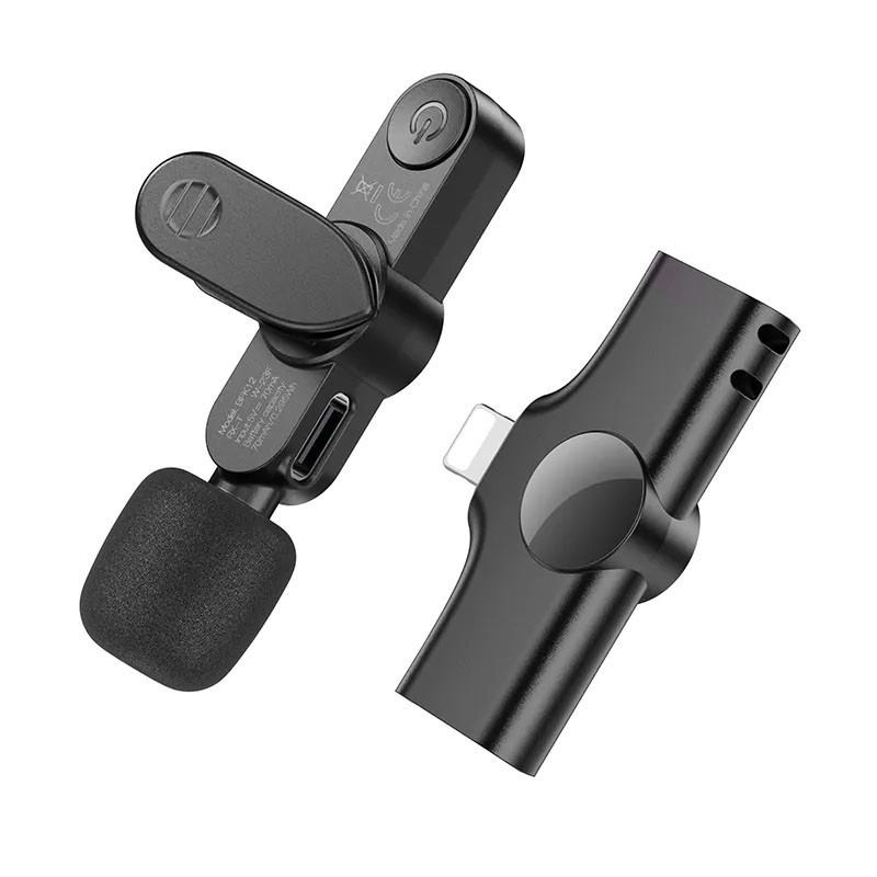 Петличный беспроводной микрофон Borofone BFK12 Trophy lavalier Lightning Херсон - зображення 5