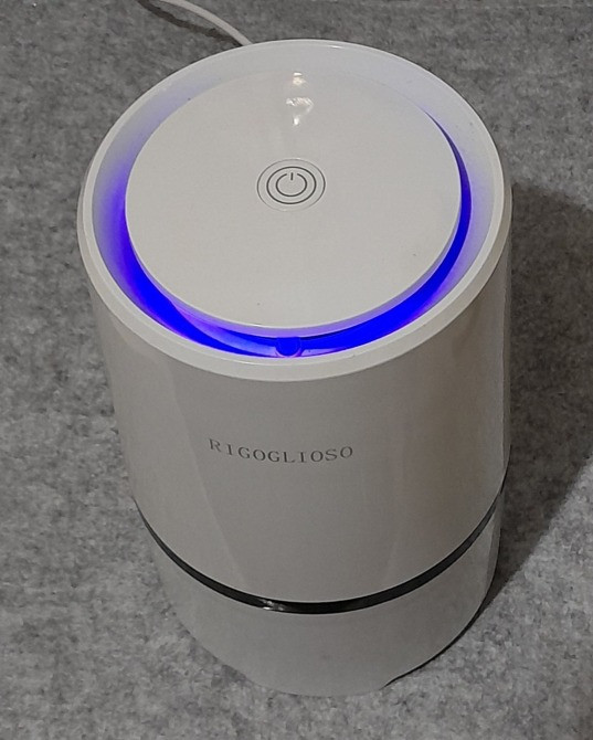 Портативний очищувач повітря для будинку Rigoglioso з HEPA фільтром і нічником Косов - изображение 6