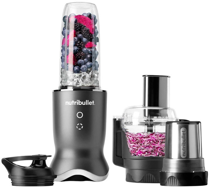 Блендер стационарный Nutribullet NB1224DG 1200 Вт черный Київ - зображення 1
