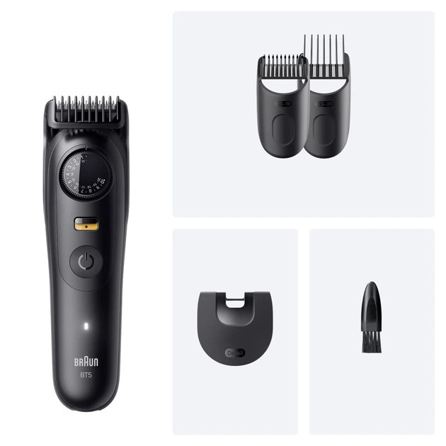 Триммер для усов и бороды Braun Beard Trimmer Series 5 BT5520 5 Вт черный Київ - зображення 5