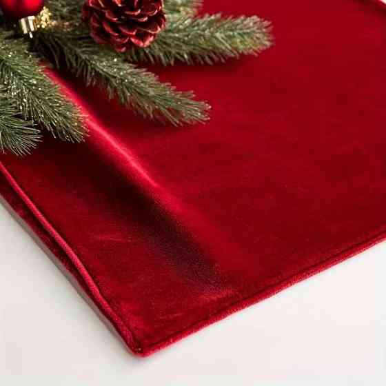 Салфетки бархатные Leeseph 45х45см красные 6 штук Одеса