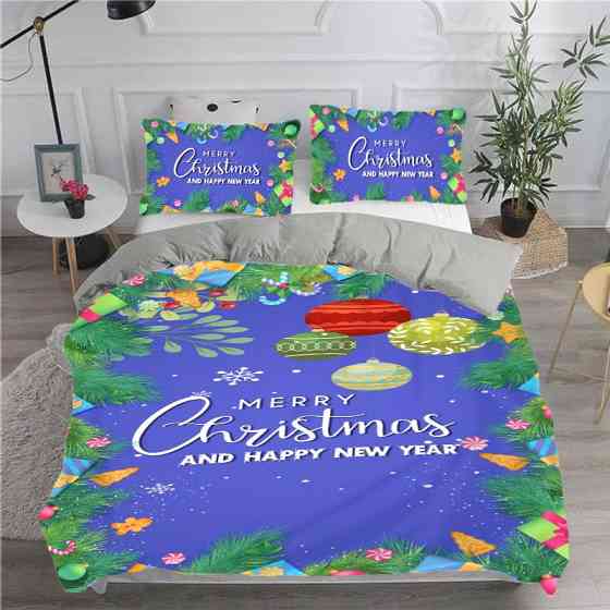 Постільна білизна з плюш-велюру Merry Christmas №2 2972 13513 215×150 см Киев
