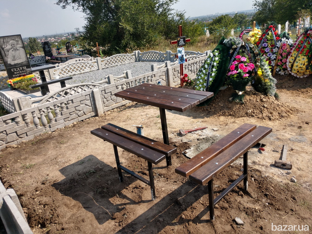 Ритуальные лавочки из лиственницы. "Броневик" Днепр Днепр - изображение 2