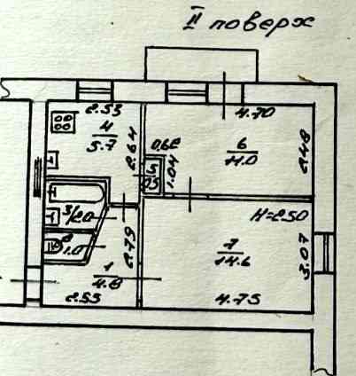 Продам 2-х ком. Гайдара. Черемушки. 2 этаж. Одеса