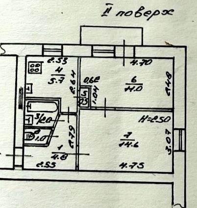 Продам 2-х ком. Гайдара. Черемушки. 2 этаж. Одеса - зображення 1