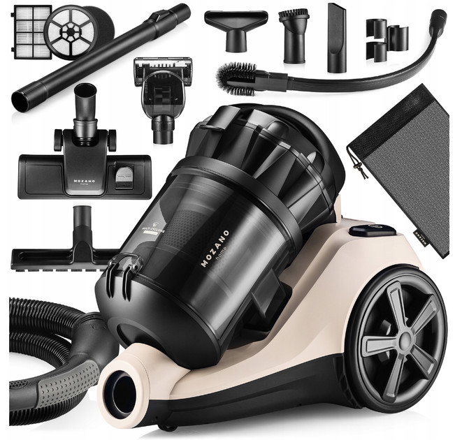 Пылесос Mozano Max СyСloniС Beżowy AGD-ODK-С-03-BEZ 4000 Вт Киев - изображение 1