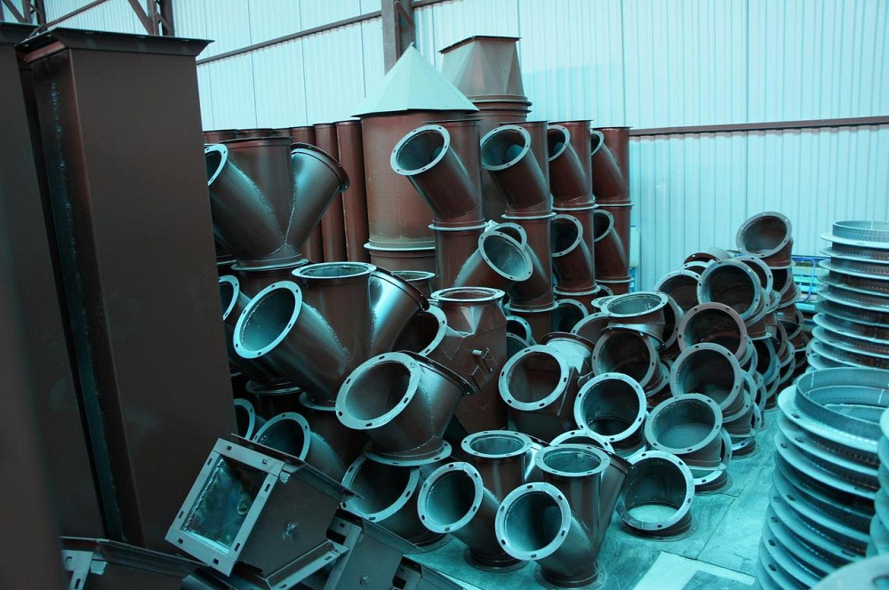 Ввод одинарный круглый нержавейка СВО-15,16 Ø380 α=27-540 б=2мм / б=3мм, ввод самотека из нержавеюще Київ - зображення 6