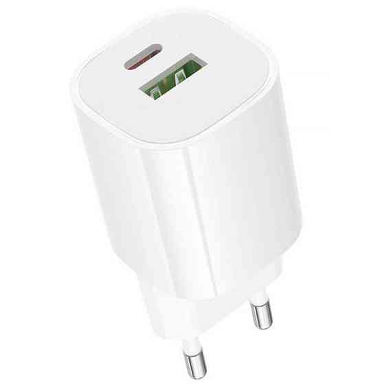 СЗУ Borofone BA104A Pudding PD20W+QC3.0 (1USB-A/1C) Херсон