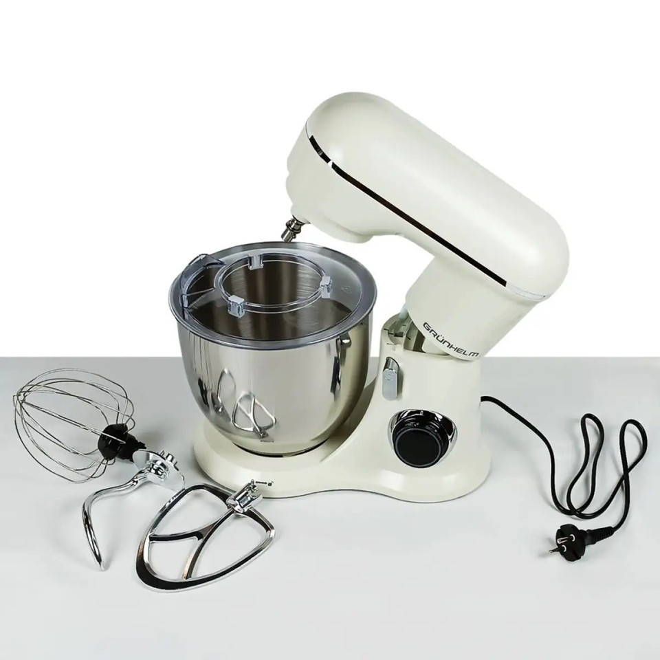 Кухонный комбайн Grunhelm GKM0025BE 1500 Вт бежевый Киев - изображение 7