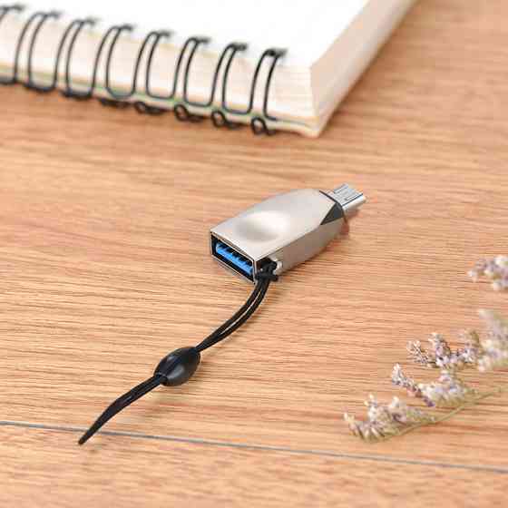 Переходник Hoco UA10 OTG USB to MicroUSB Херсон