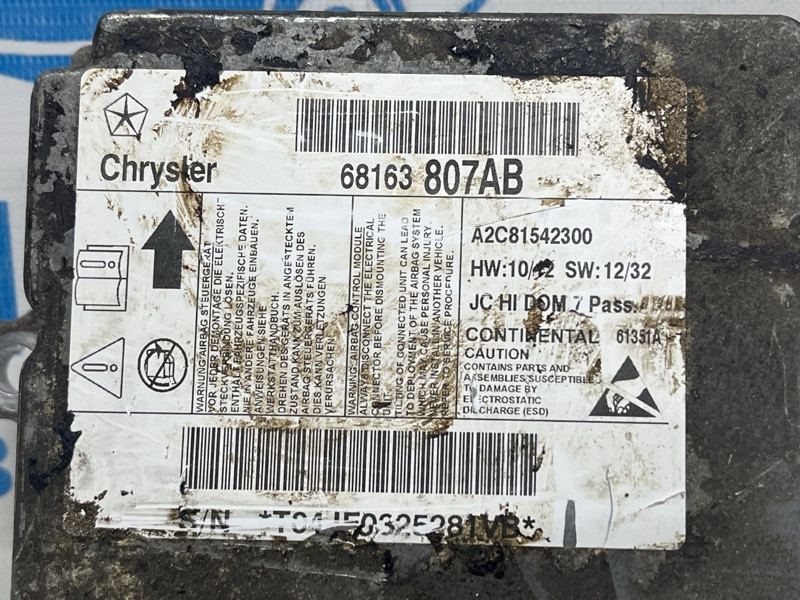 Блок управления AIRBAG Dodge Journey 1 2.4 БЕНЗИН ED3 2007 (б/у) Киев - изображение 4