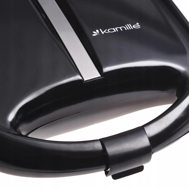 Бутербродница Kamille КМ-6725 1400 Вт черная Київ - зображення 4
