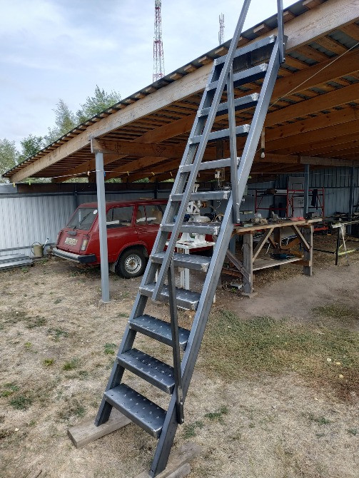 Лестница стальная малогабаритная внешняя "Мини" Киев - изображение 5