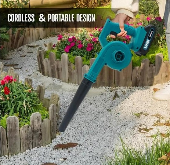 Бездротовий пилосос та повітродувка з двома акумуляторами 1300 мАг і зарядним пристроєм Київ - зображення 6