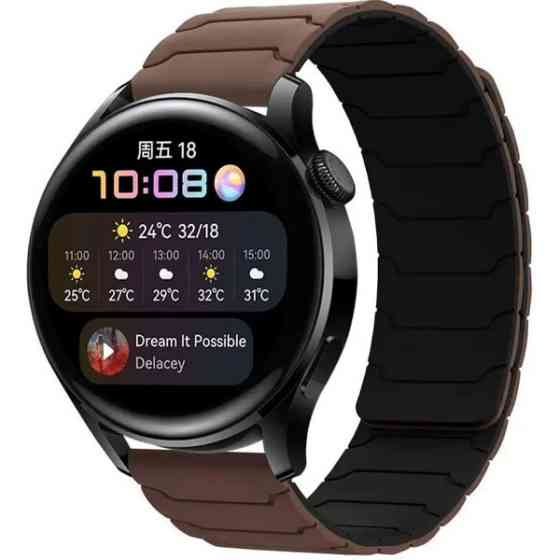 DM Ремінець Armor Magnetic Band 20 mm Універсальний Chocolate/Black Харьков