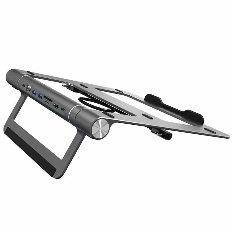 Подставка для ноутбука + HUB WIWU 8 in 1 A821CH Херсон - изображение 1