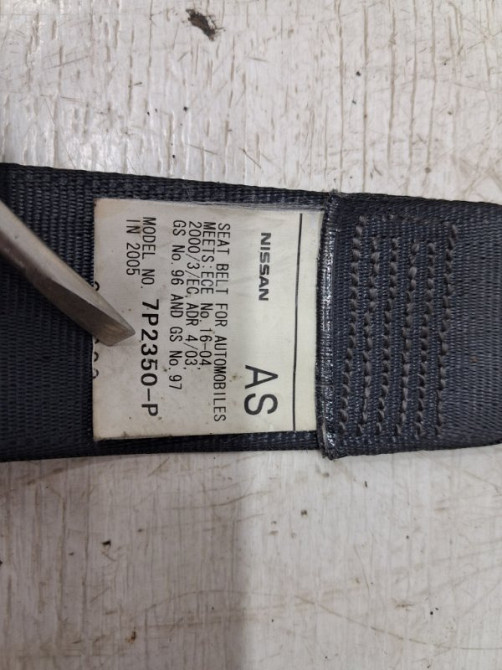 Ремень безопасности передний правый Nissan Pathfinder R51 2.5 DIESEL YD25DDTI 2004 (б/у) Киев - изображение 4
