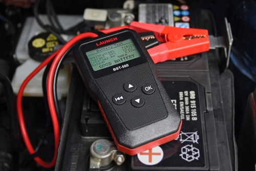 Цифровой тестер-измеритель для батарей и аккумуляторов с LCD-дисплеем 12 В LAUNCH BST-560 Харків - зображення 10