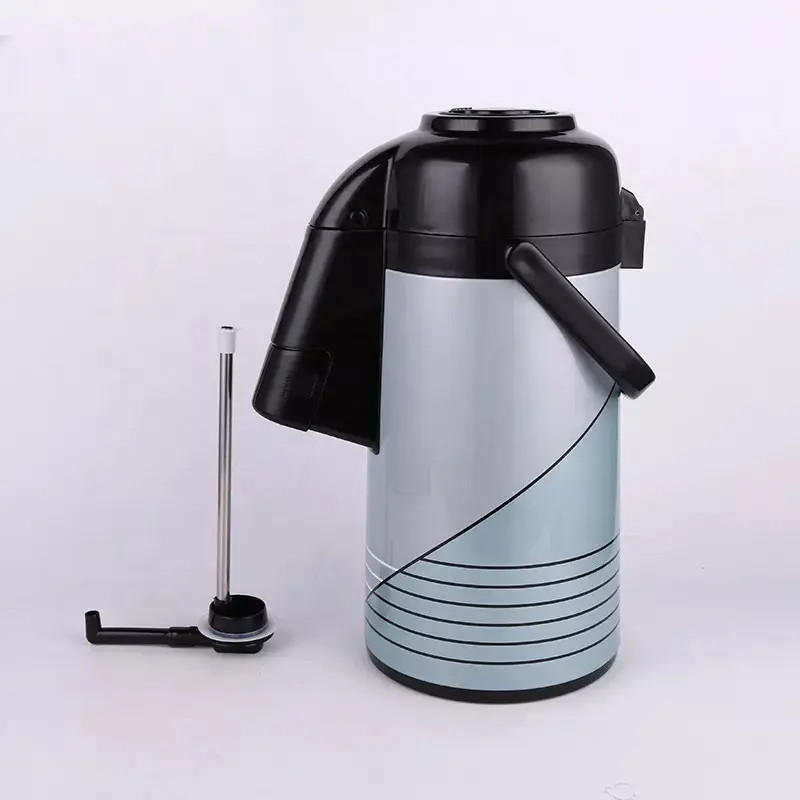 Термос з помпою Frico FRU-265-Grey 3 л сірий Київ - зображення 1