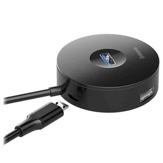 Переходник HUB Baseus Round Box USB to USB 3.0 + 3USB 2.0 (CAHUB-F) Херсон