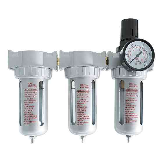 Блок подготовки воздуха 3 ступени (PROFI) 1/2" AIRKRAFT AFRLL804 Харків