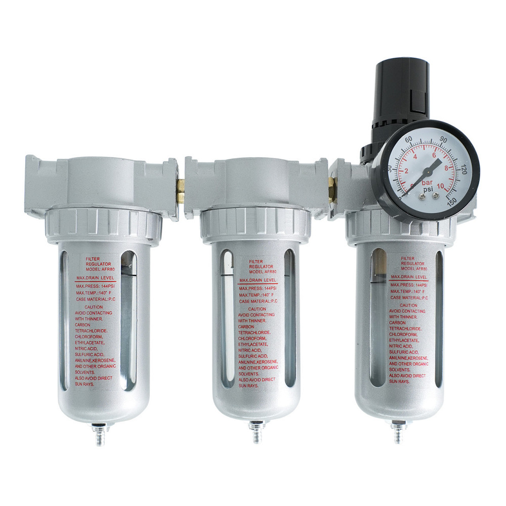 Блок подготовки воздуха 3 ступени (PROFI) 1/2" AIRKRAFT AFRLL804 Харьков - изображение 1