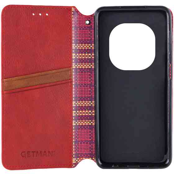 Кожаный чехол-книжка GETMAN Cubic (PU) для Xiaomi Redmi Note 15 Pro 5G Херсон