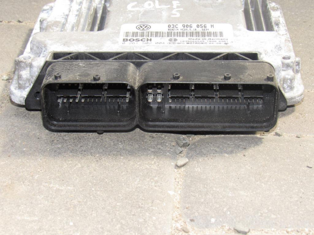 Блок управления двигателем VV Golf 5 1.4 FSI 2003-2008 (03C906056H) Ковель - зображення 3