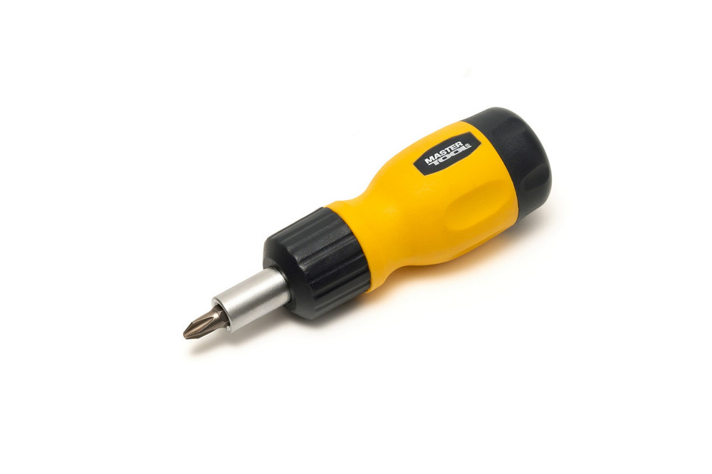 Отвертка MASTERTOOL с реверсом 6-в-1 PH1-2-3/SL4-5-6 25 мм 40-0517 Харків - зображення 2