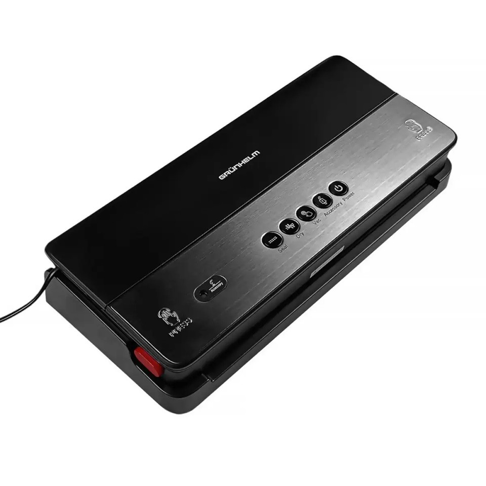 Вакууматор Grunhelm GV 117 BW 125 Вт черный Київ - зображення 3