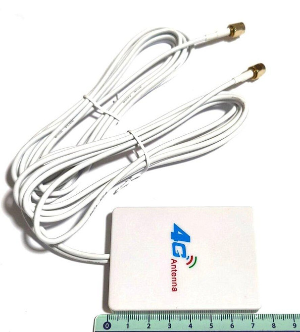 4ж антенна 791-2690 МГц 2хSMA-male 2.8 дБ MIMO панельная Днепр - изображение 7