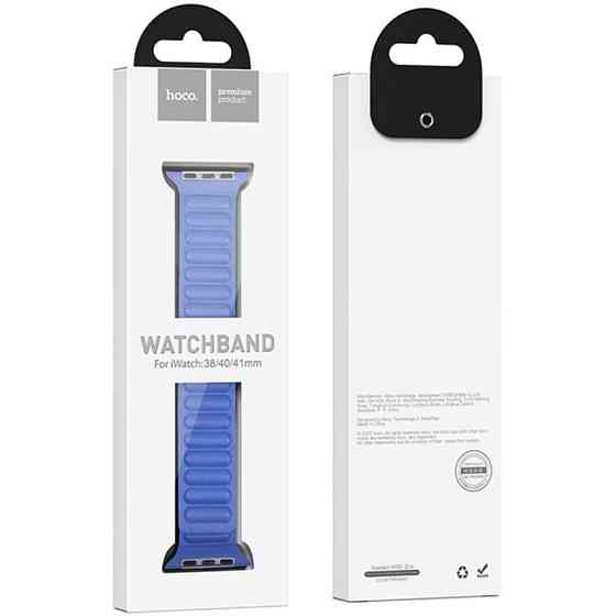 Ремешок Hoco WA23 Original series leather chain magnetic strap для Apple watch 42(ser.1-3)/44/45/49m Херсон
