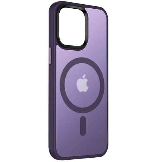 TPU+PC чехол Metal Buttons with MagSafe Colorful для Apple iPhone 13 (6.1") Херсон