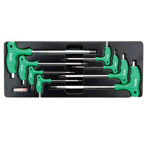 Набор шестигранников с ручкой L-обр в ложементе TOPTUL GAAT0803 Харків